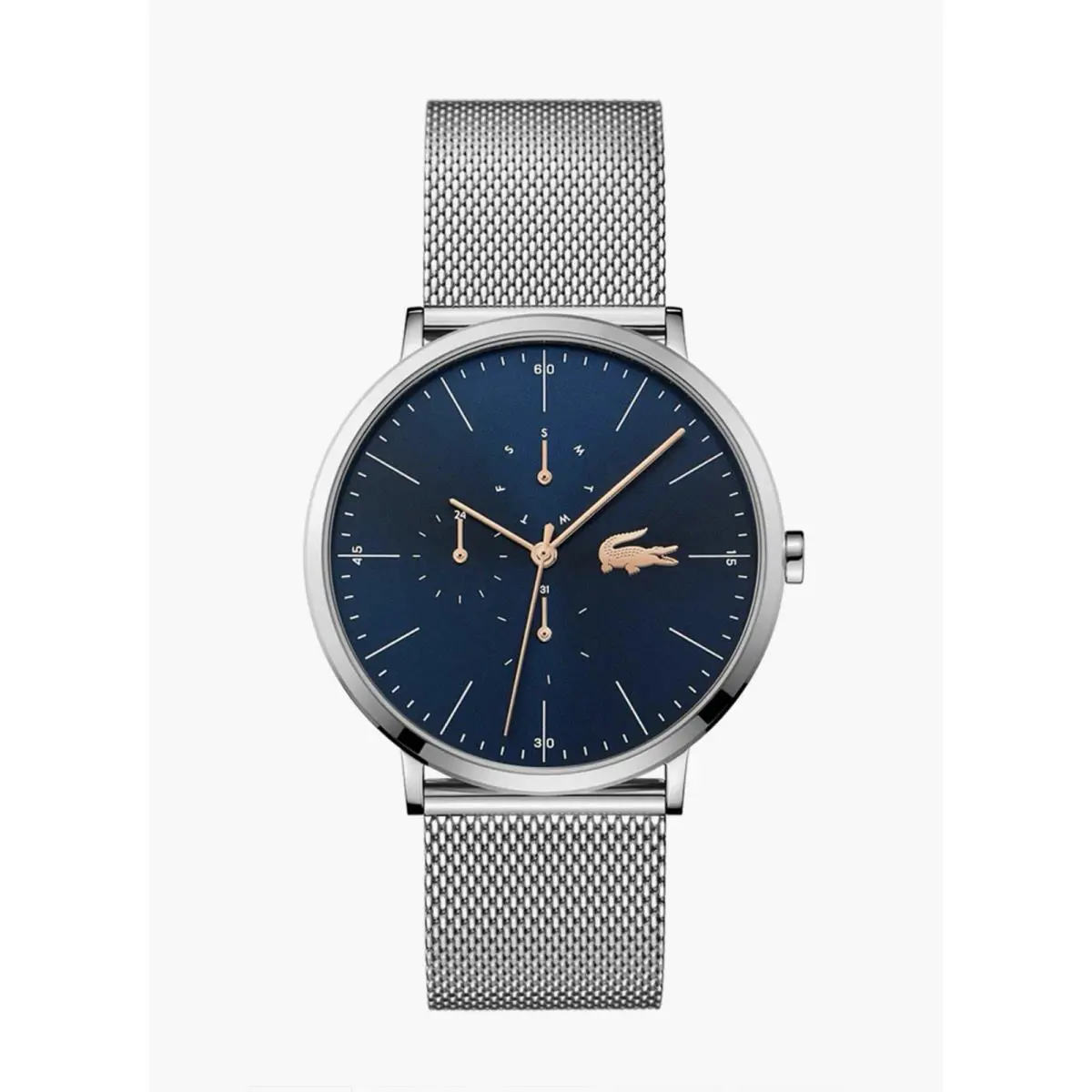 Lacoste Moon 2011024 Multifunction Blue Dial Stainless Mesh Strap Men’s Watch