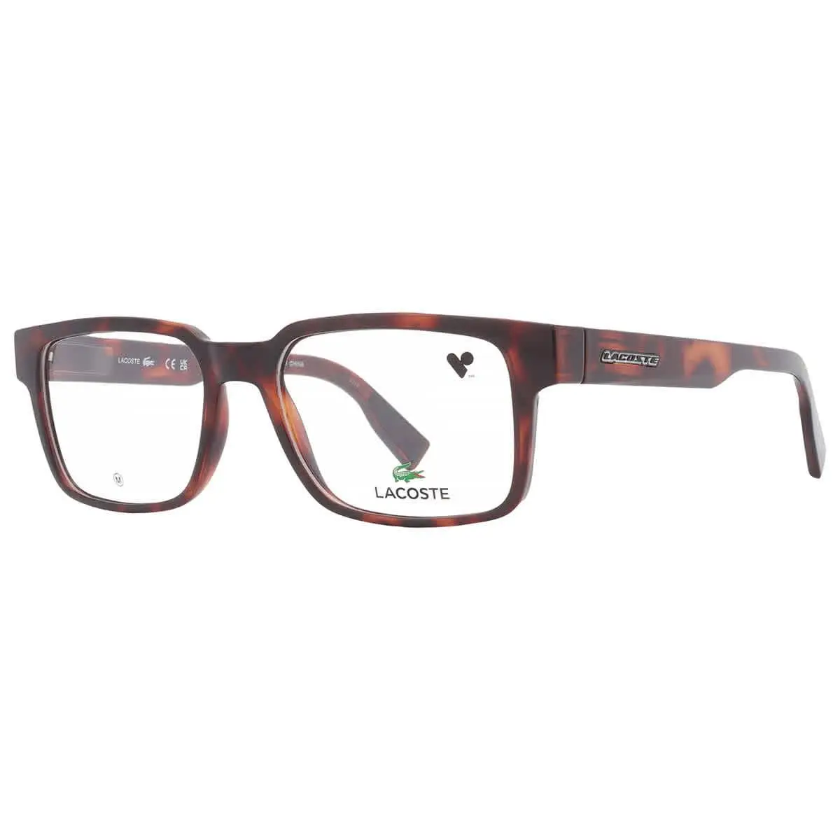 Lacoste Demo Rectangular Men`s Eyeglasses L2928 214 53 L2928 214 53