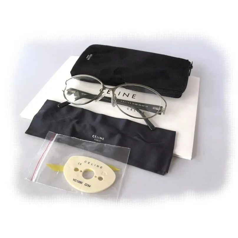 Celine Eyeglasses Frame VC1250 G22 Silver - Italy