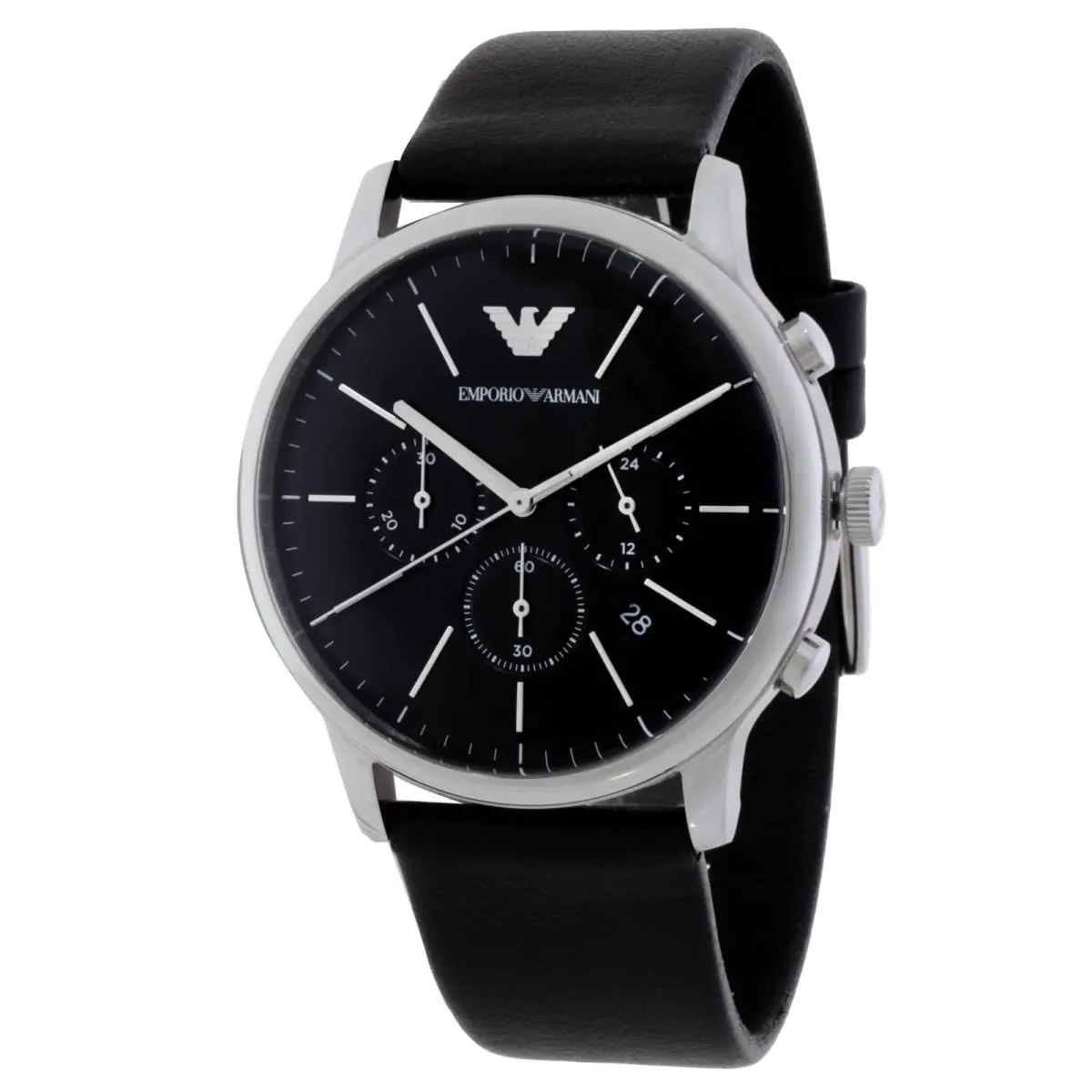 Minimalist Black Dial Men`s Watch AR11774 by Emporio Armani