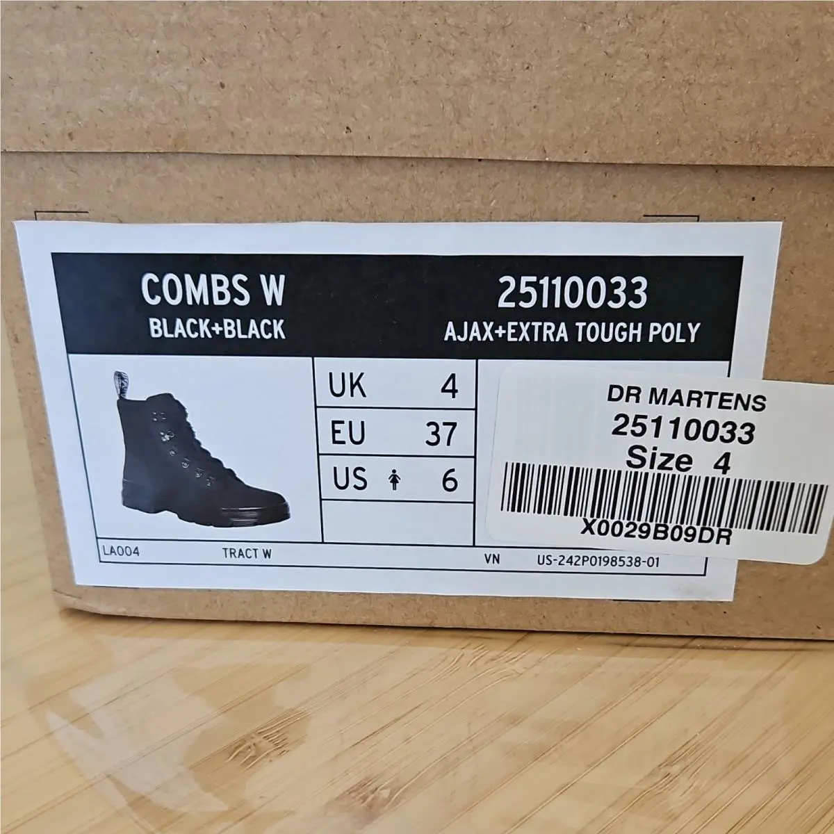 Dr. Martens shoes - Combs W - Combs - 25110033 - Black 3