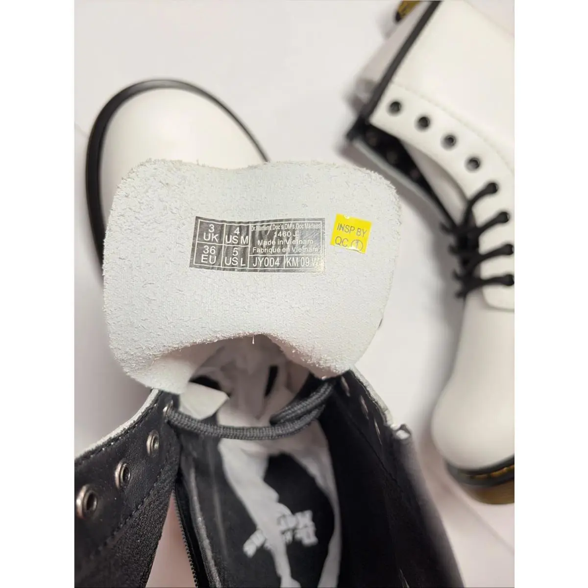 Dr. Martens shoes - Kid `s Collection 1460 - Kid Collection - White (UPC: 0190665321661) 3