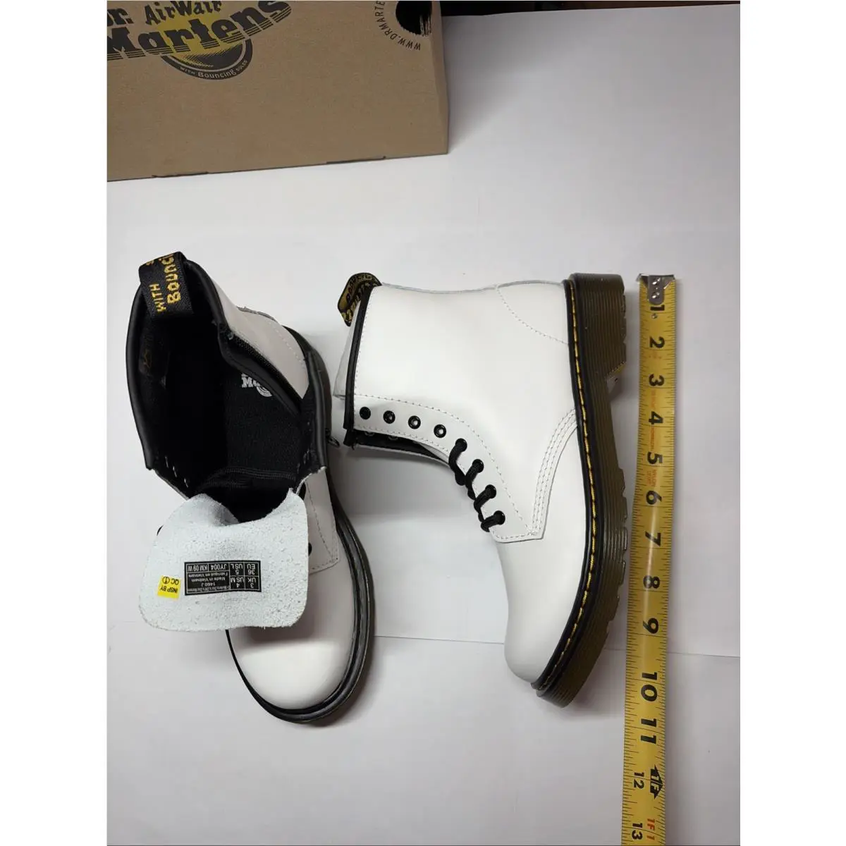 Dr. Martens shoes - Kid `s Collection 1460 - Kid Collection - White (UPC: 0190665321661) 6