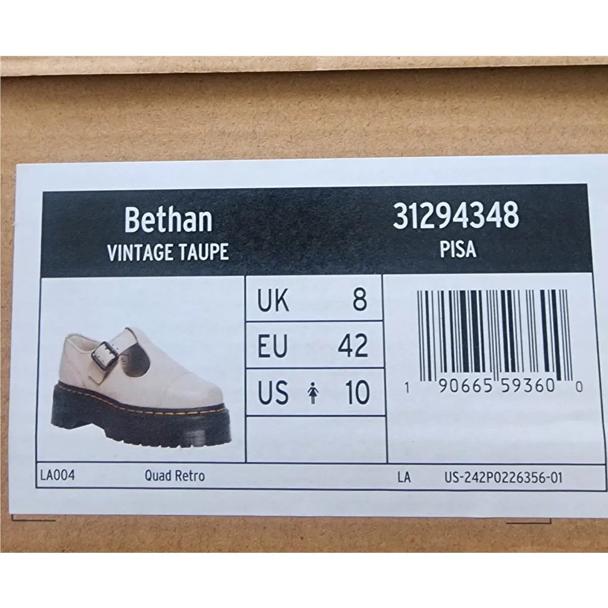Dr. Martens shoes - Dr Martens Bethan - Bethan - Cream Pisa 6