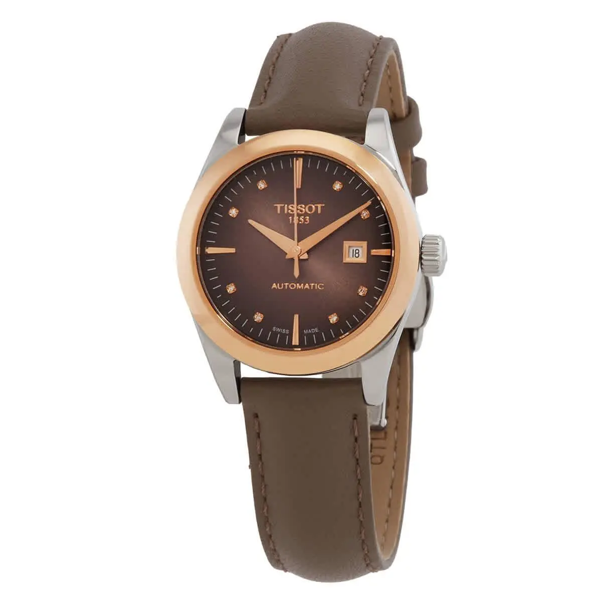 Tissot T-my Lady 18K Gold Automatic T930.007.46.296.00 Women`s Ladies Watch