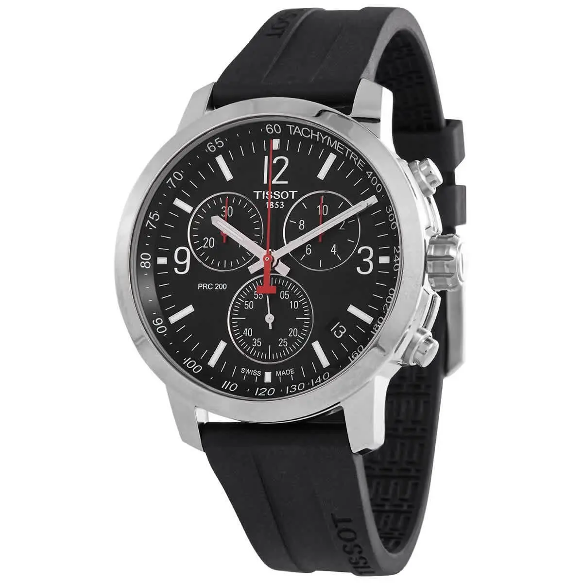 Prc 200 Chronograph Quartz Black Dial Men`s Watch T114.417.17.057.00 by Tissot