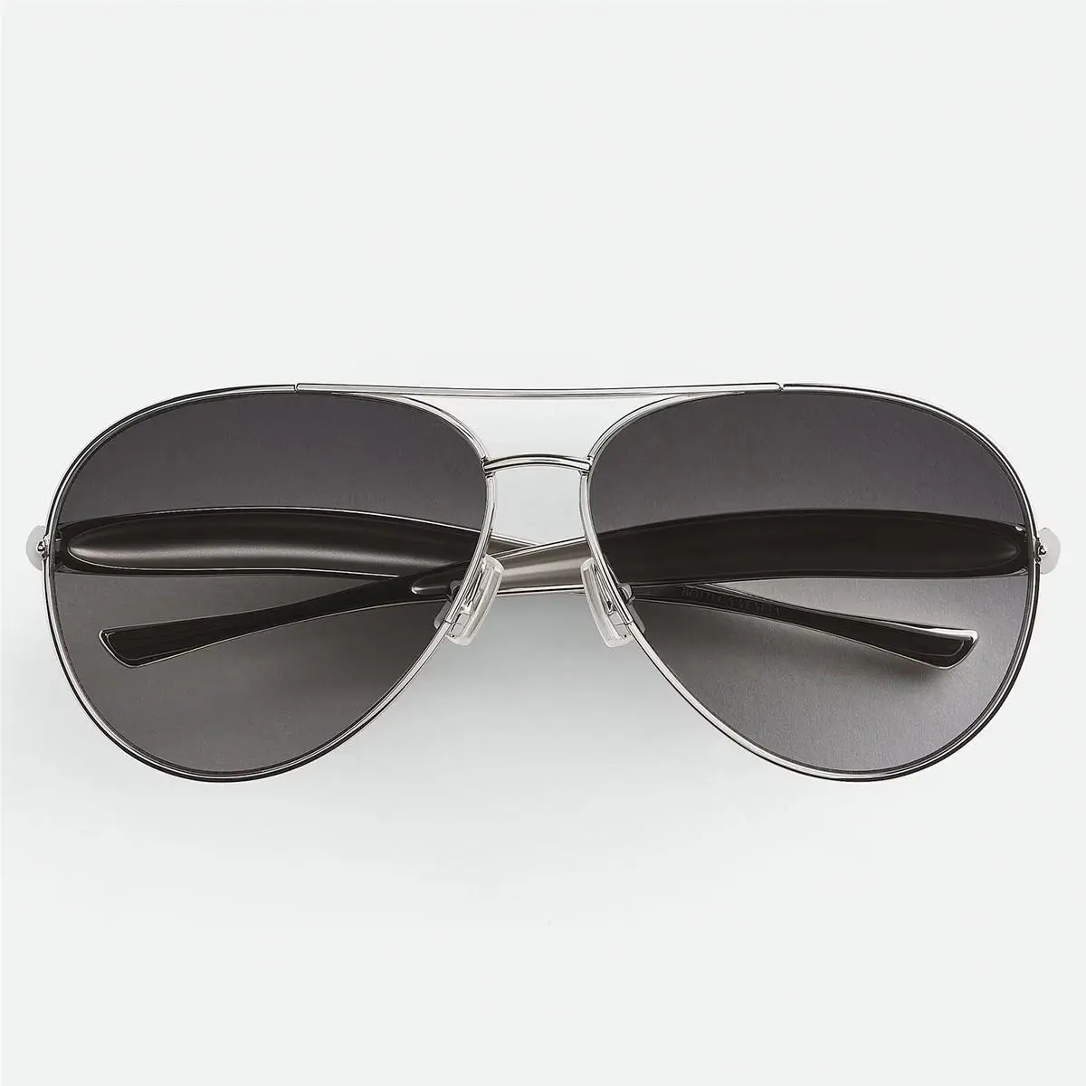 Bottega Veneta BV1305S Sunglasses Silver/grey 64mm Made in Japan