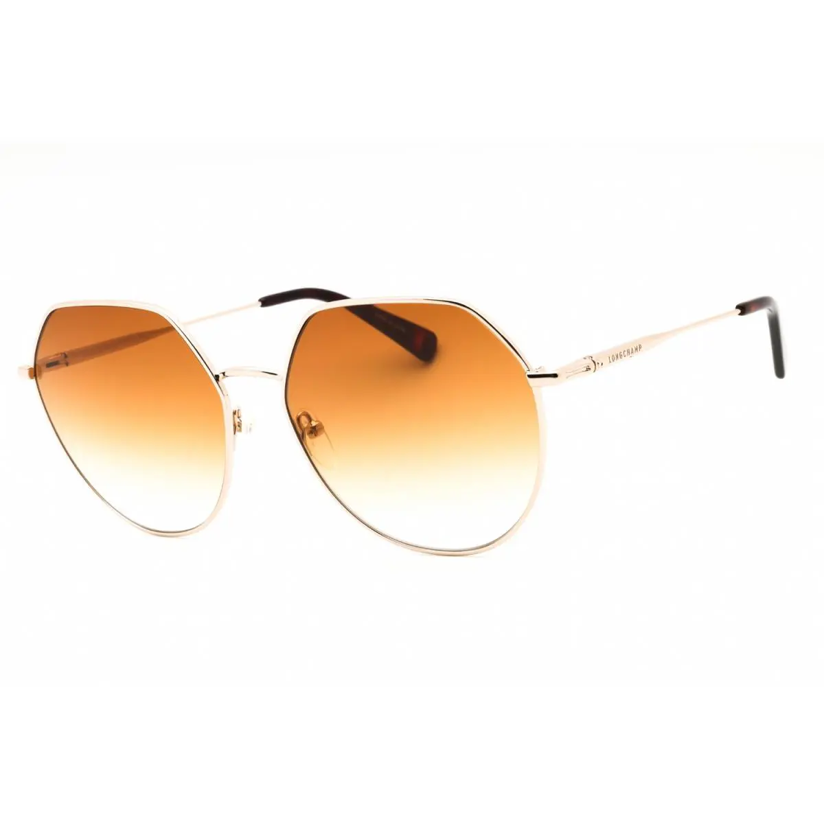 Longchamp LO154S 773 Sunglasses Rose Gold Frame Brown Lenses 60mm