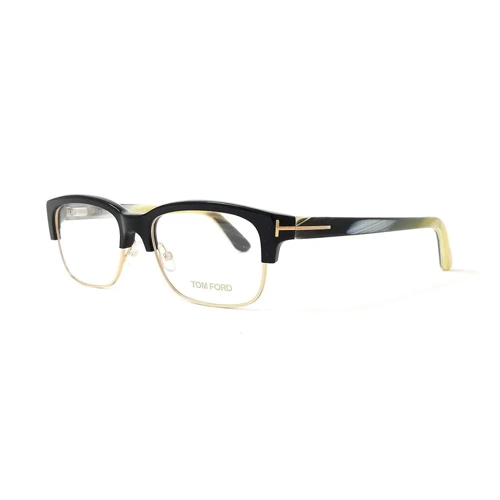 Tom Ford Unisex Rectangular 52mm Eyeglasses Frames Black Gold FT4295-020
