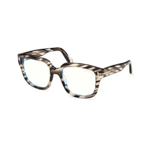 Tom Ford FT6094 B 056 Coloured Havana Square Women`s Eyeglasses
