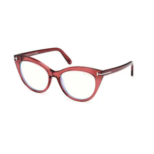 Tom Ford FT6091 B 069 BB Shiny Bordeaux 53 mm Women`s Eyeglasses