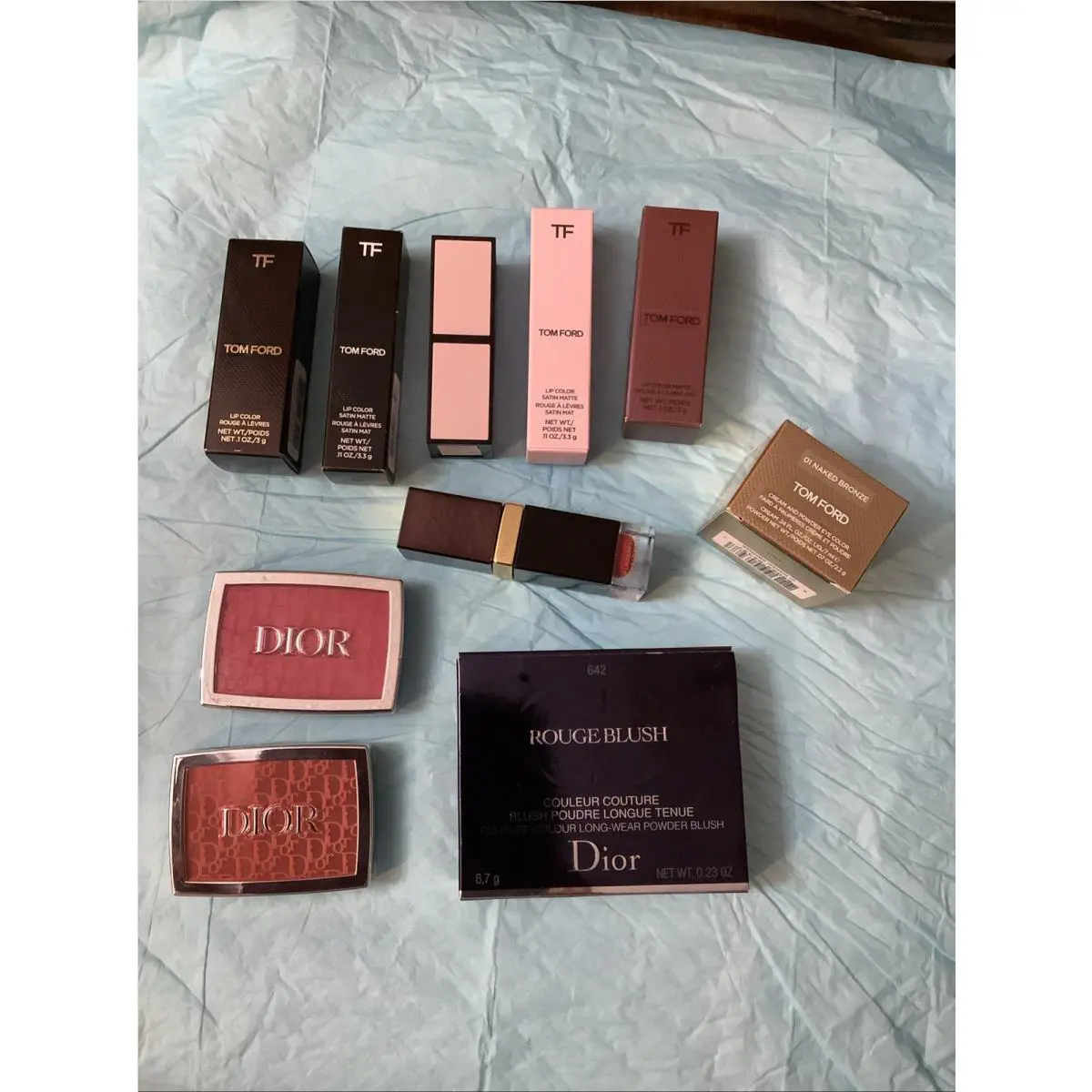 Lot OF 10 Pcs. Make Up: 7 Pcs Tom Ford and 3 Pcs Dior Read Description