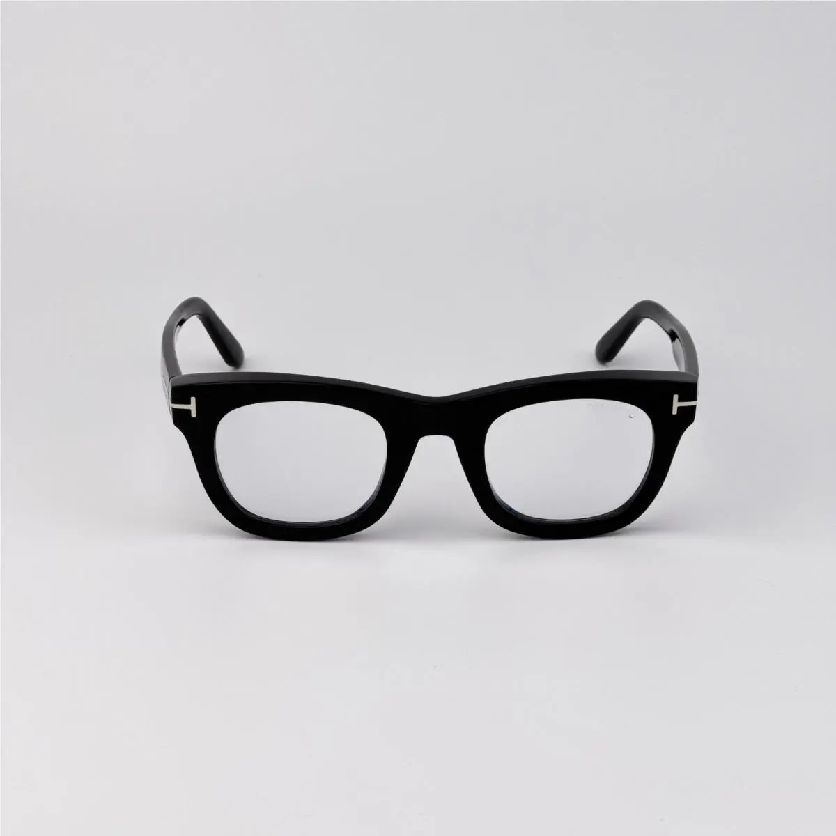 Tom Ford Men Eyeglasses Black Blue Block Square FT5872-B 001