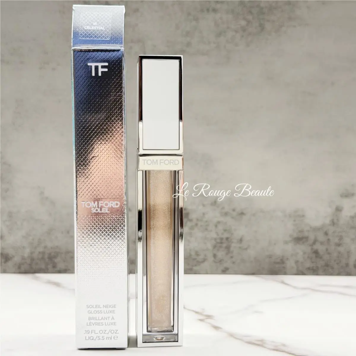Tom Ford Soleil Neige Gloss Luxe Lip Gloss - 16 Celestial Full Size Limited Ed