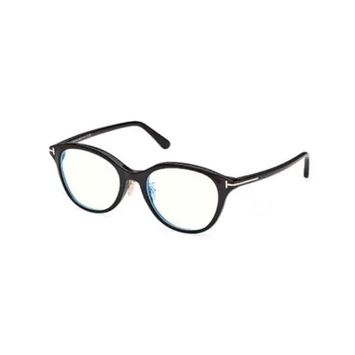 FT6102 D B 001 Shiny Black Round Women`s Eyeglasses by Tom Ford