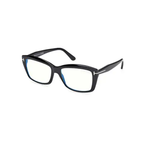 Tom Ford FT6065 B 001 Shiny Black Rectangular Women`s Eyeglasses