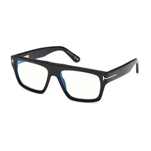 Tom Ford FT6084 B 001 Shiny Black Rectangular Men`s Eyeglasses