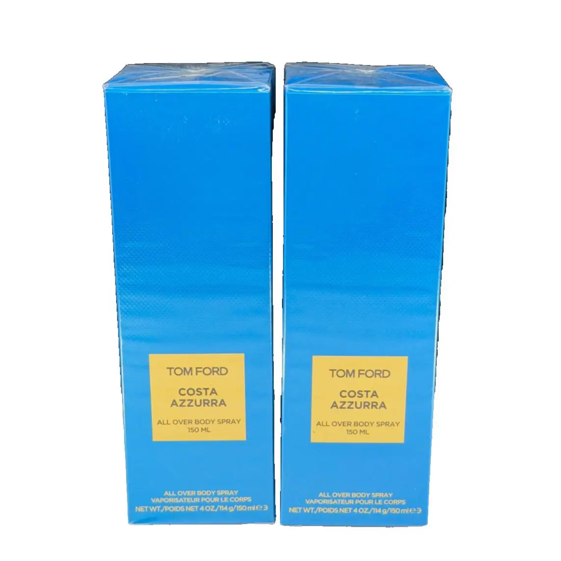 Tom Ford Costa Azzura All Over Body Spray 8 oz Lot OF 2 4 oz+4 oz