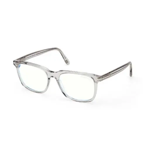 Tom Ford FT6080 B 020 Shiny Grey Square Men`s Eyeglasses
