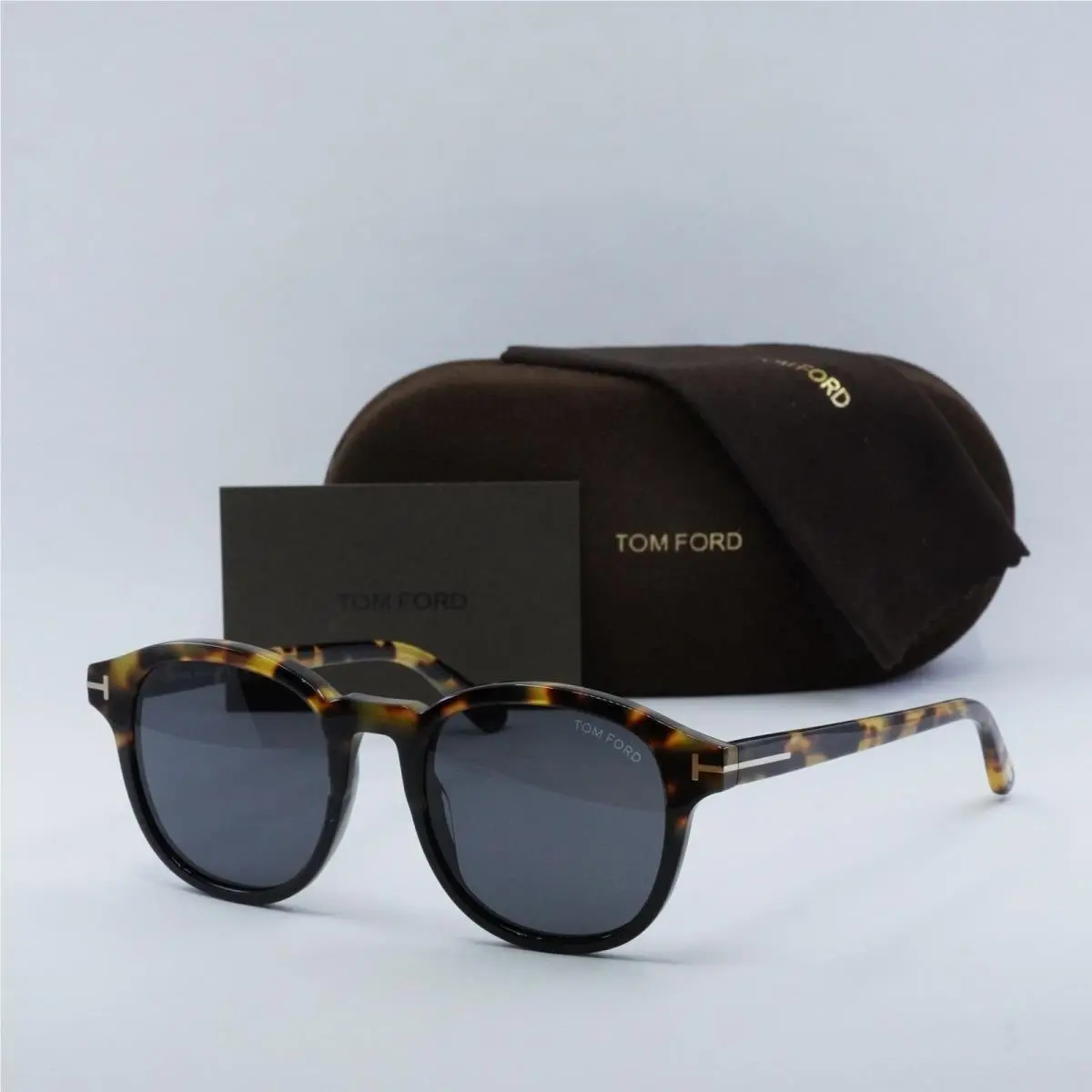 FT0752 56A Havana/smoke 52-21-145 Sunglasses by Tom Ford