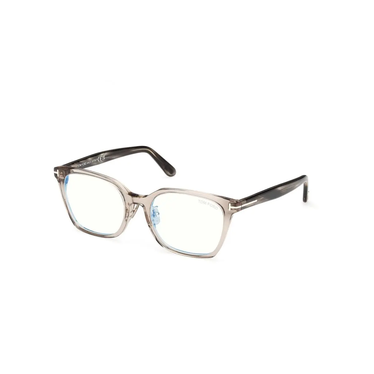 FT6103 D B 045 BB Shiny Light Brown 53 mm Women`s Eyeglasses by Tom Ford
