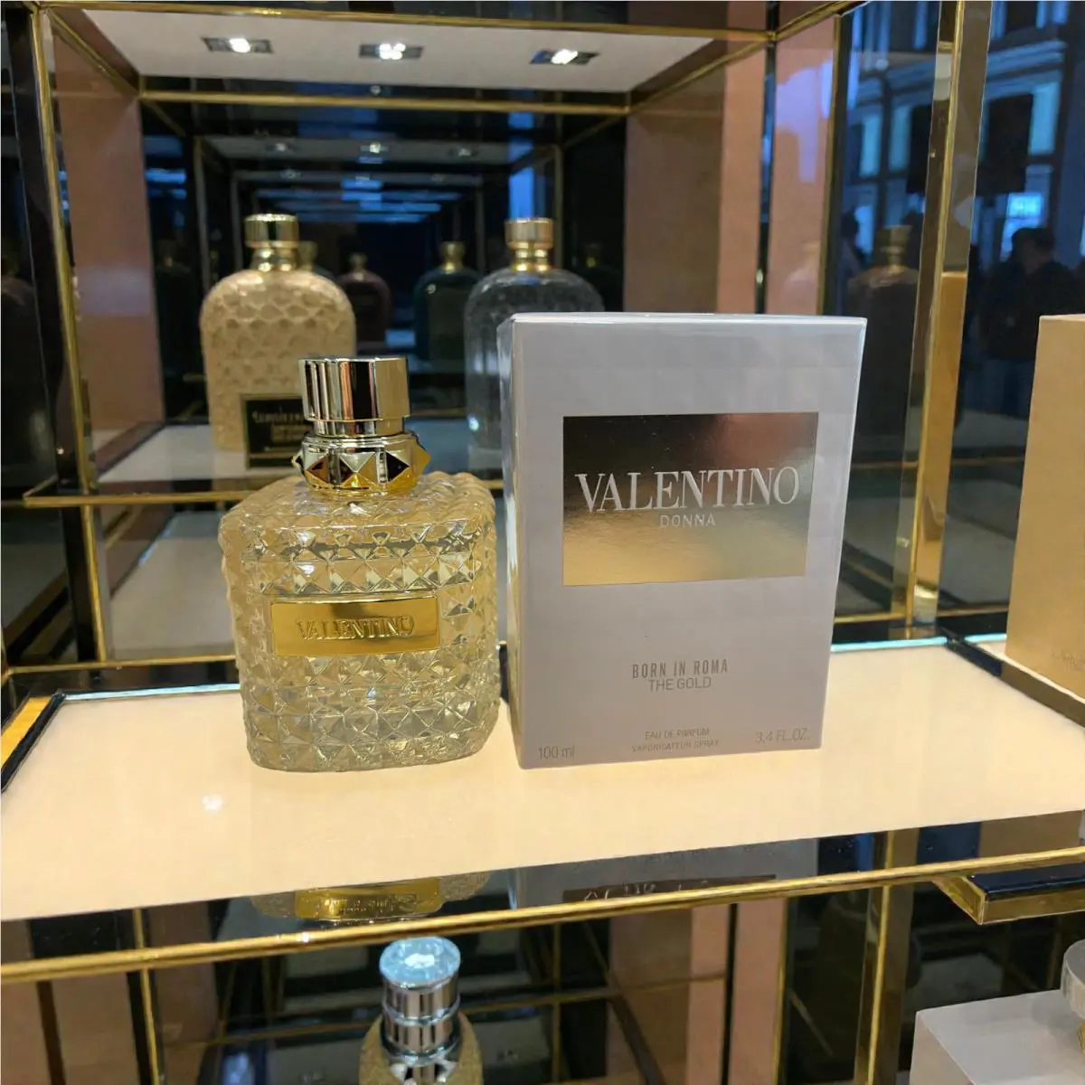 Valentino Donna Born in Roma The Gold Edp Women 3.4oz in Box