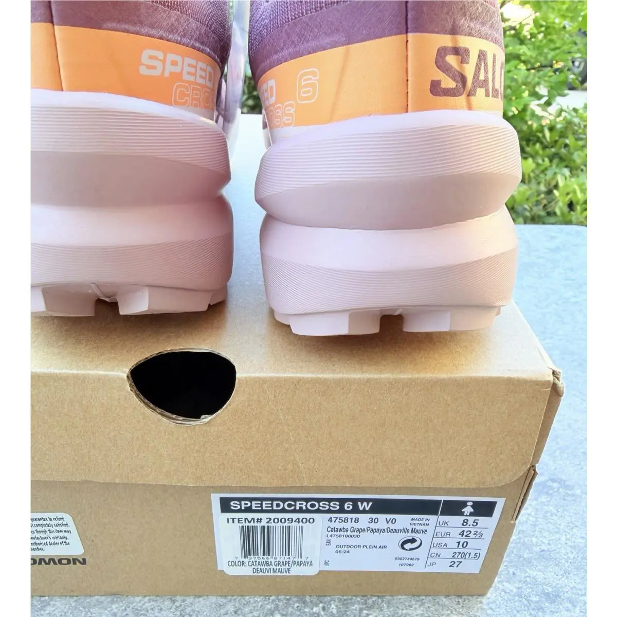 Salomon shoes - Salomon Speedcross 6 - Speedcross - 475818 - Purple (UPC: 0195751708401) 3