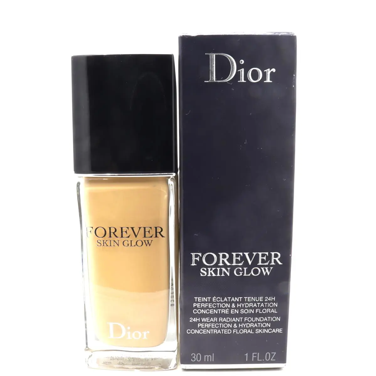 Forever Skin Glow Hydrating Foundation 1.0oz/30ml 3W0 Warm Olive/Glow SPF 15 by Dior