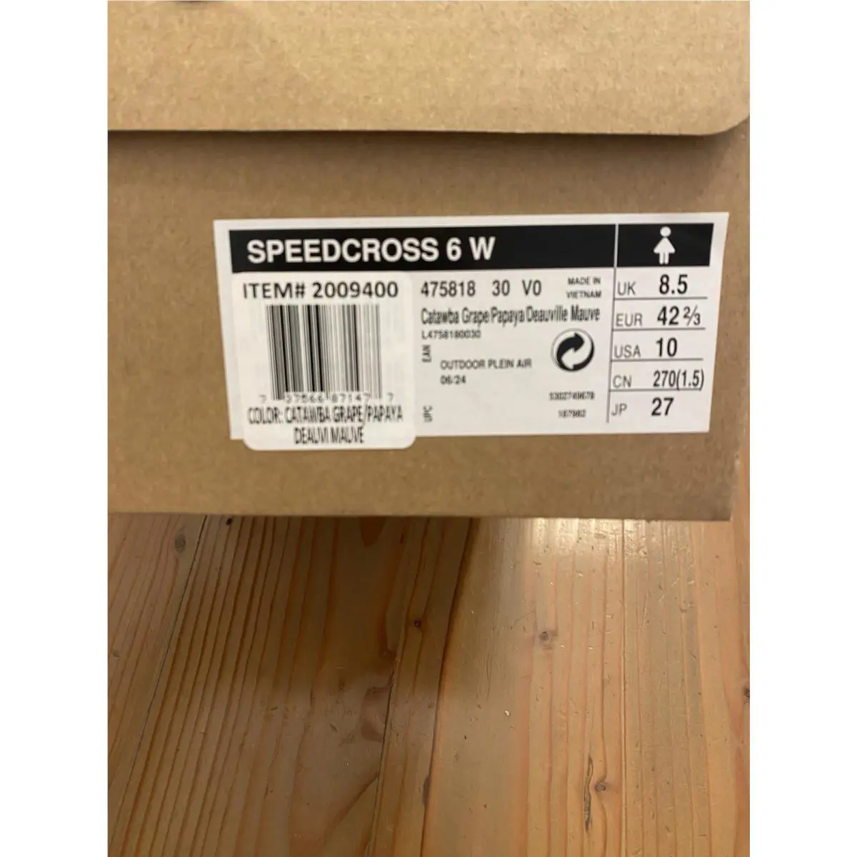 Salomon shoes - Salomon Speedcross 6 - Speedcross - Purple 0