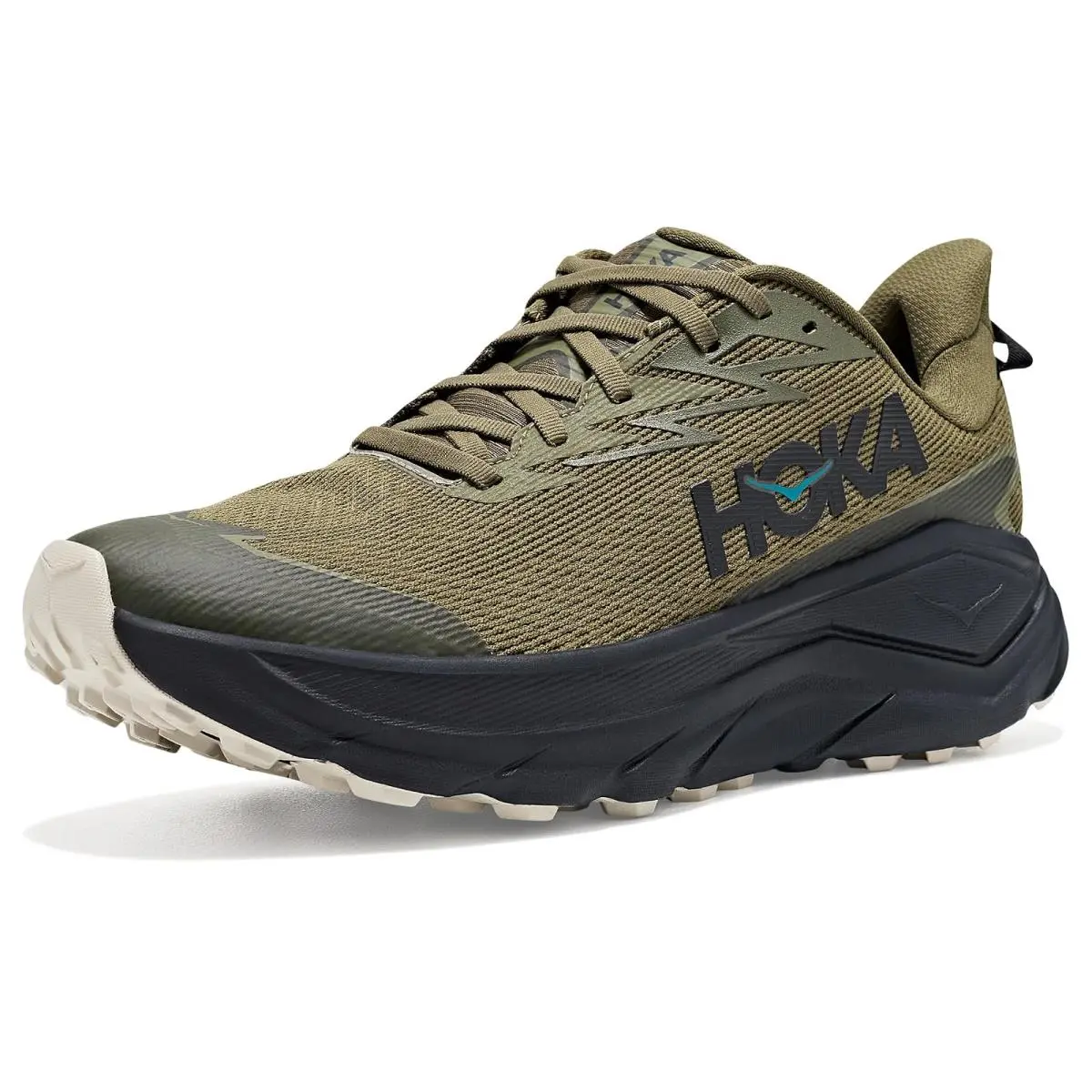 Men`s Sneakers Athletic Shoes  Challenger 8 Gtx Antique Olive/Black by Hoka