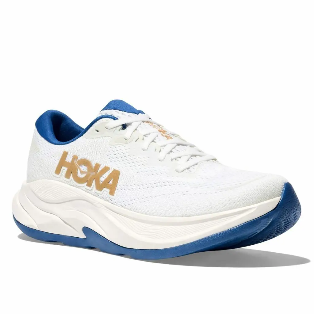 Hoka Rincon 4 Men’s Running Shoes Frost Gold 1155130-FTG Size 12D 13D - White