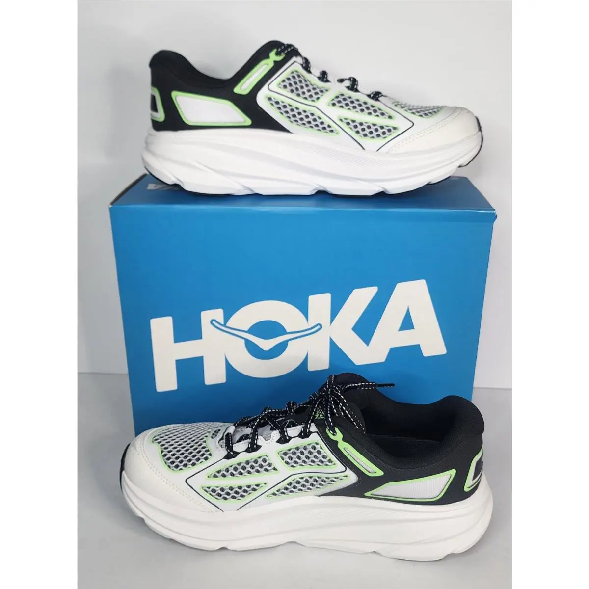 Hoka shoes - Hoka One One Clifton 9 - 1155370-BWHT - Black 4