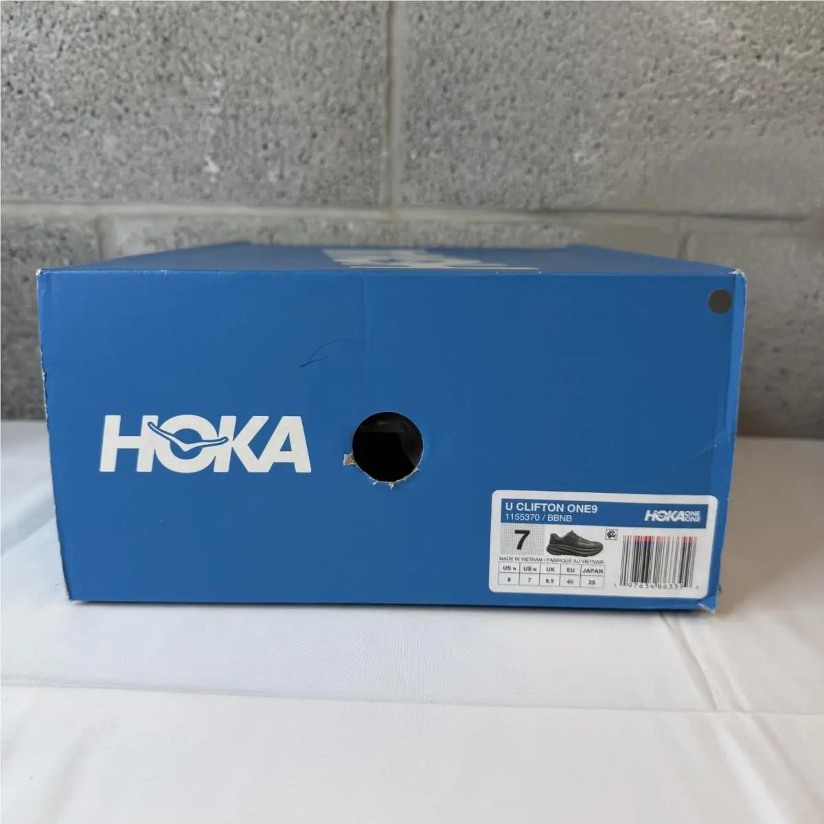 Hoka shoes - Hoka One One Clifton 9 - 1155370-BWHT - Black 3