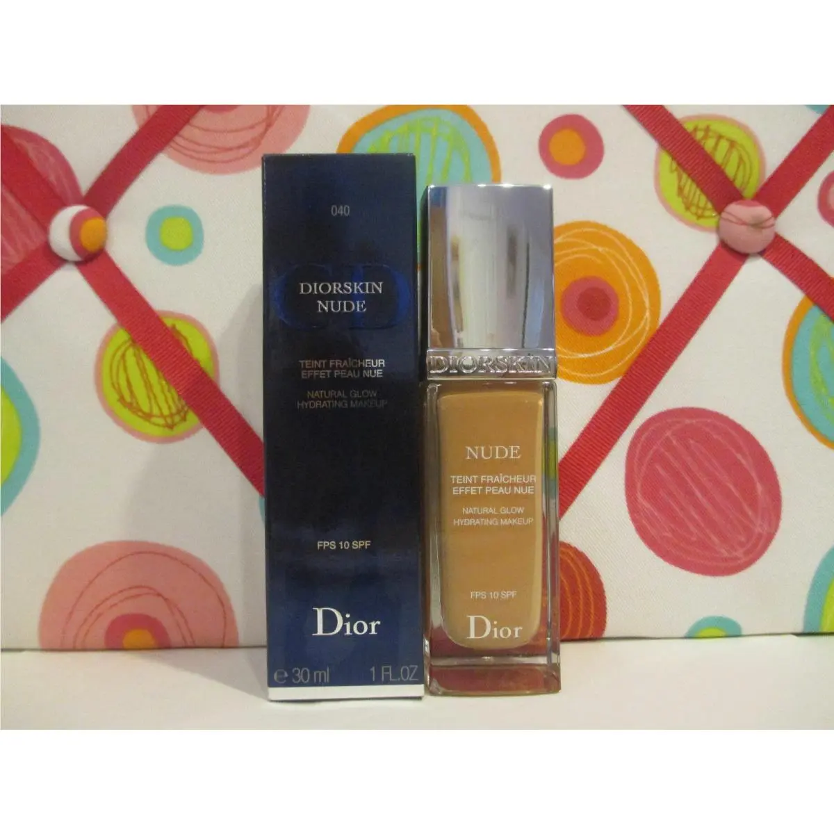 Christian Dior Natural Glow Hydrating Makeup 040 1 OZ Boxed