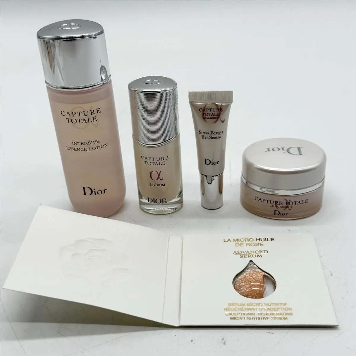 Dior Capture Totale Cell Energy 5pc Sample Kit Nwob