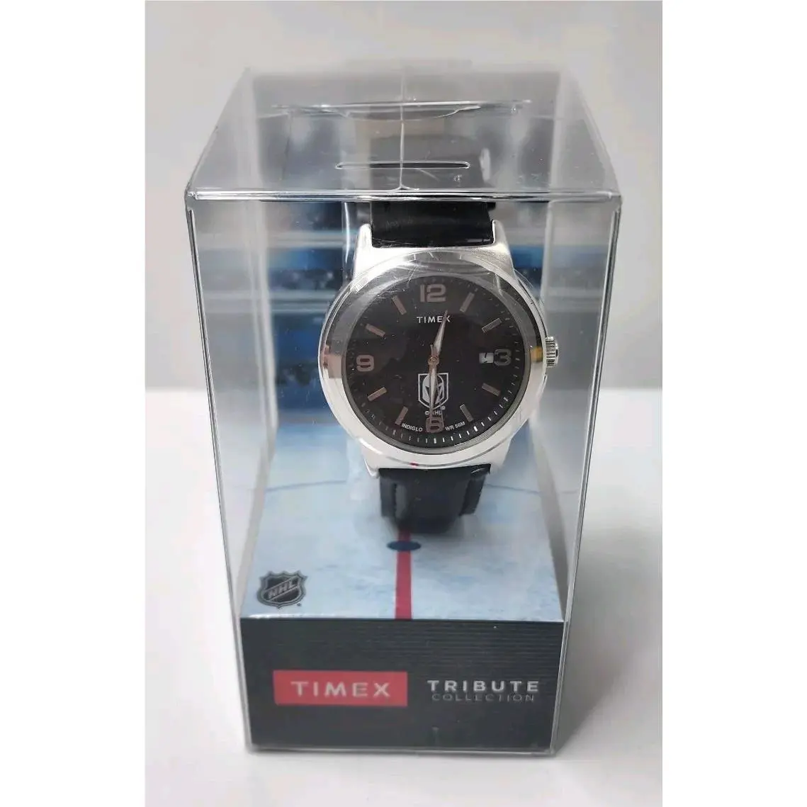 Timex Tribute Collection - Vegas Golden Knights Men`s Watch - Leather Band