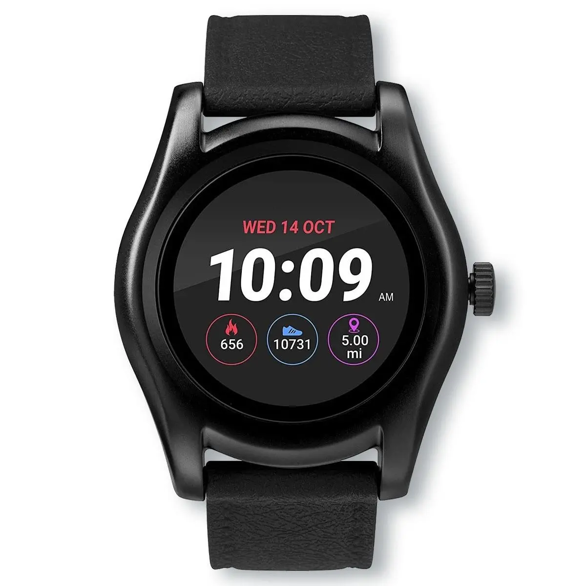 Timex TW5M31500 Iconnect Black Silicone Automatic Self Wind Smartwatch