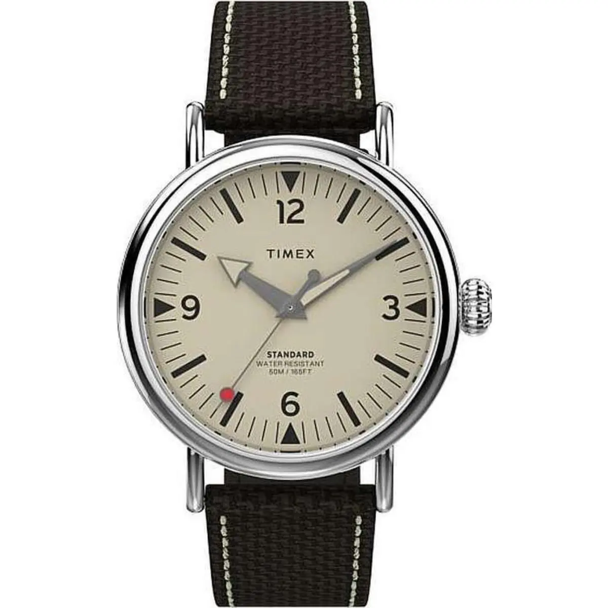 Timex TW2V44100 Men`s Standard Quartz Black Strap 40mm Watch