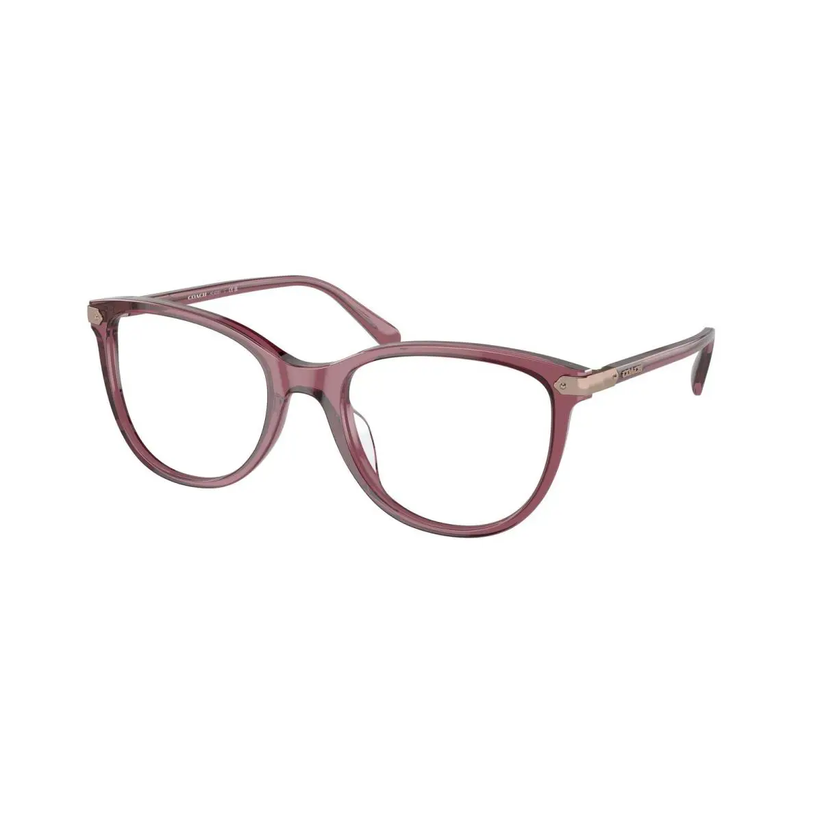 Coach HC 6220U T 5773 Transparent Purple 54/20/135 Eye Glass Frames