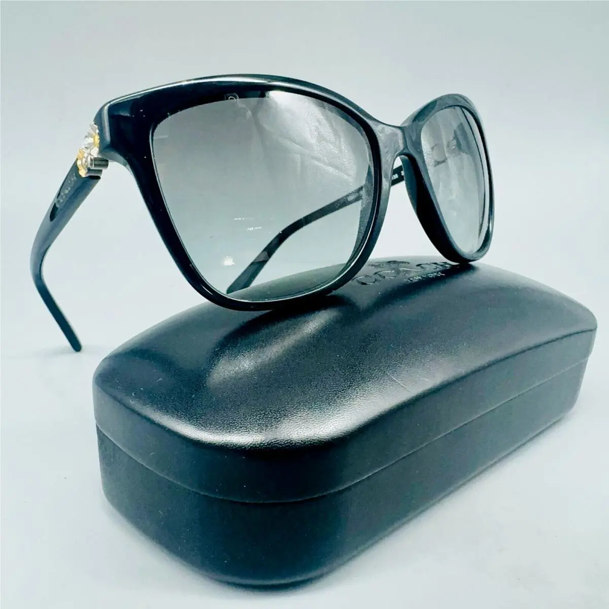 Coach Sunglasses HC 8187 B 500211 54-17-135mm -black- w Case