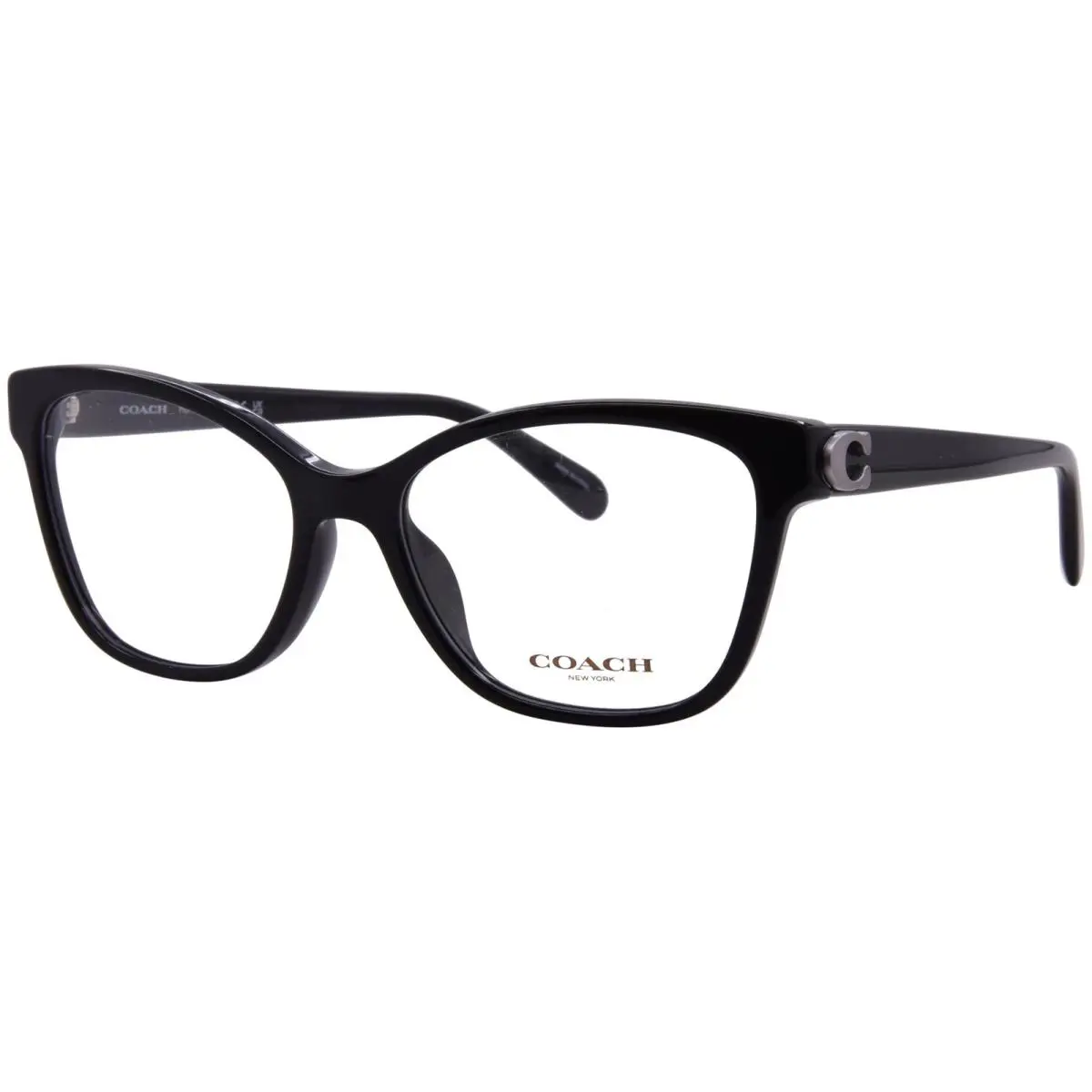 Coach HC6246F 5002 Eyeglasses Frame Women`s Black Full Rim Butterfly Shape 56mm