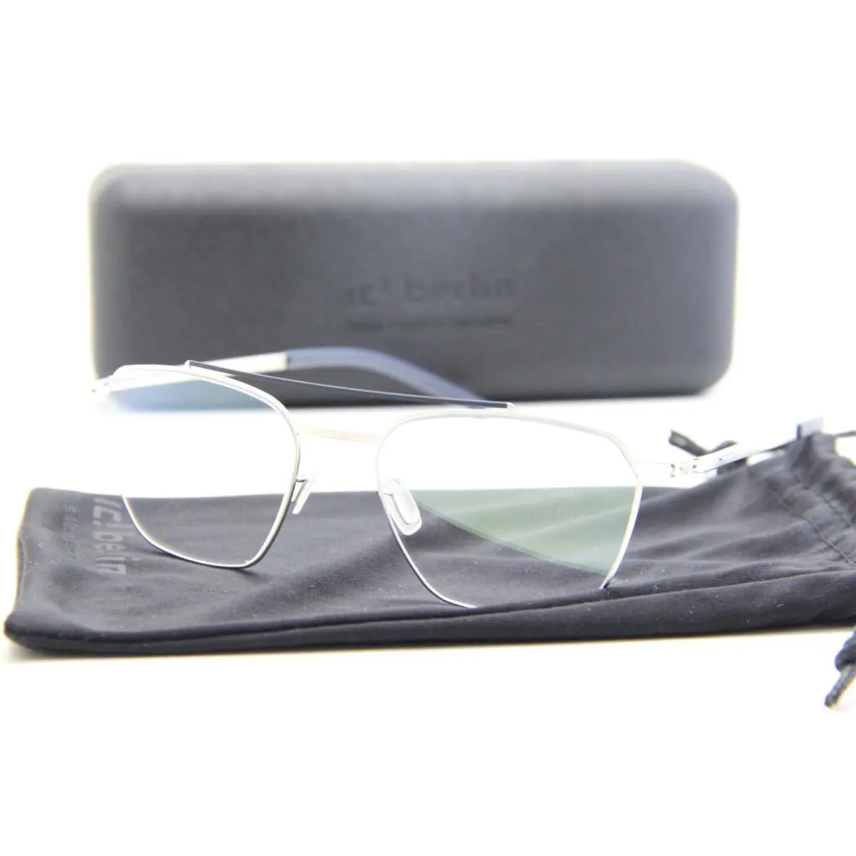 IC Berlin Lotso Marine Blue Pearl Eyeglasses W/case 49-17