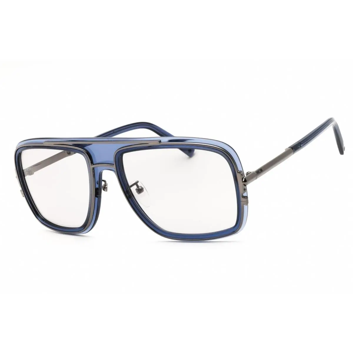 Mcm MW0017-H 90A Shiny Blue/smoke Eyeglasses