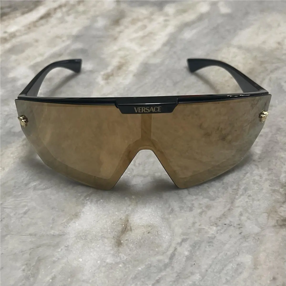 Versace VE4461 GB1/87 Black/dark Grey/mirror Gold Sunglasses