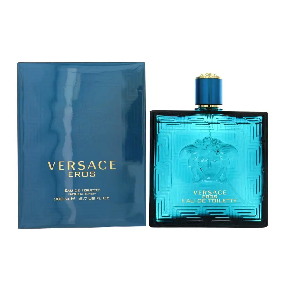 Versace Eros by Versace Box For Men 6.7 Oz Eau De Toilette Spray