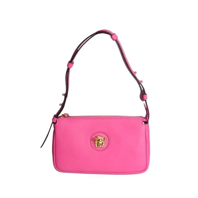 Versace- Vitello Pink Leather Purse