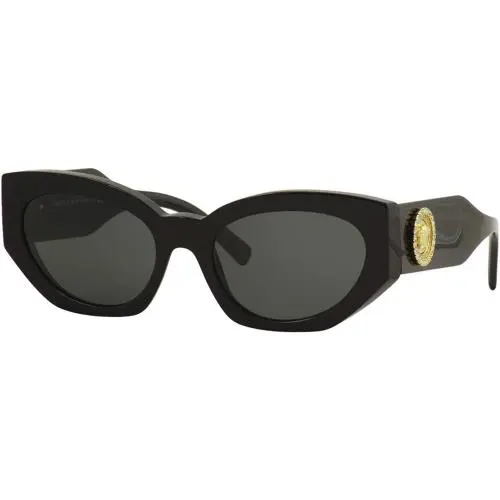 Versace VE4376B GB1/87 54mm Sunglasses Black / Grey Lens