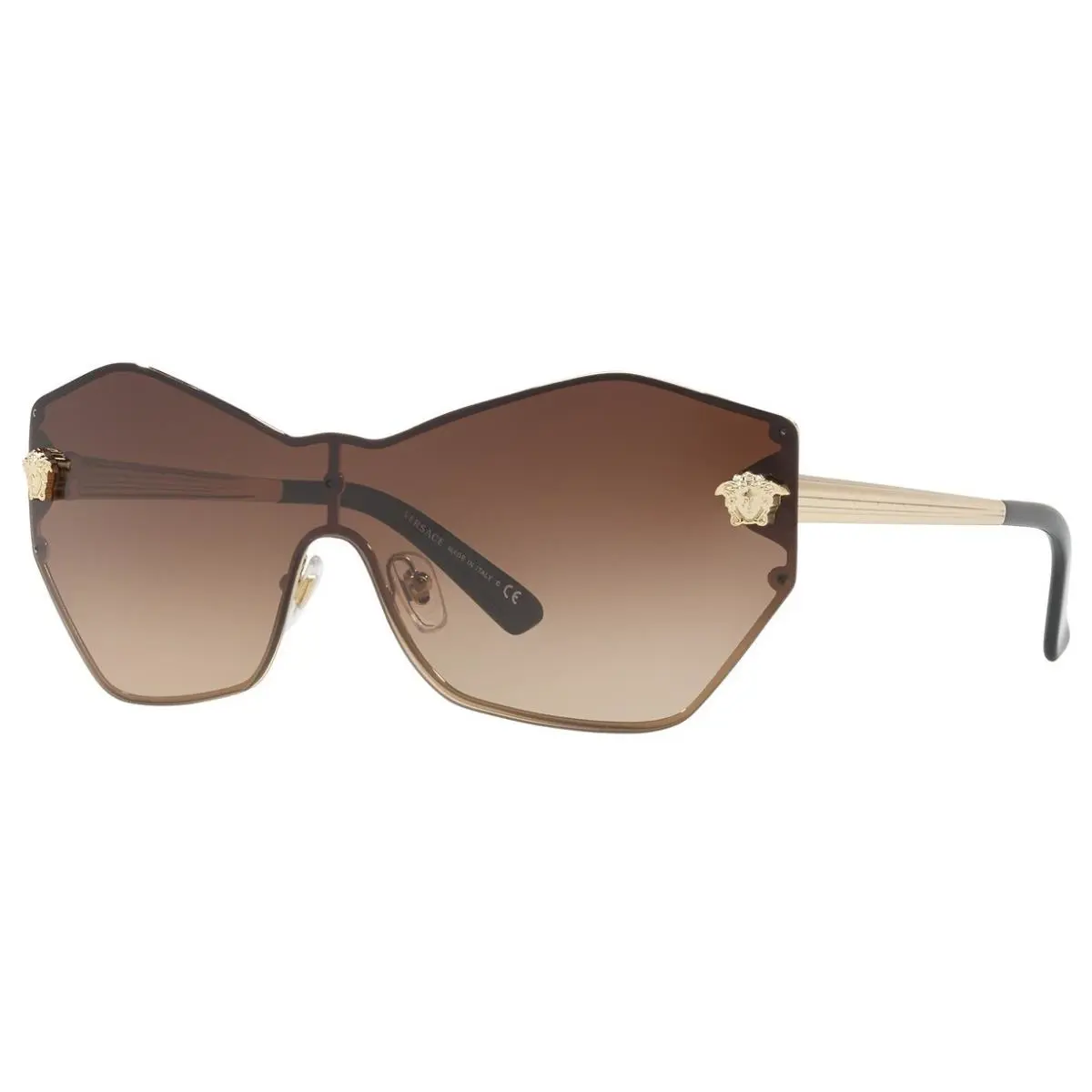 Versace VE2182 125213 Sunglasses Pale Gold / Brown Gradient Lens