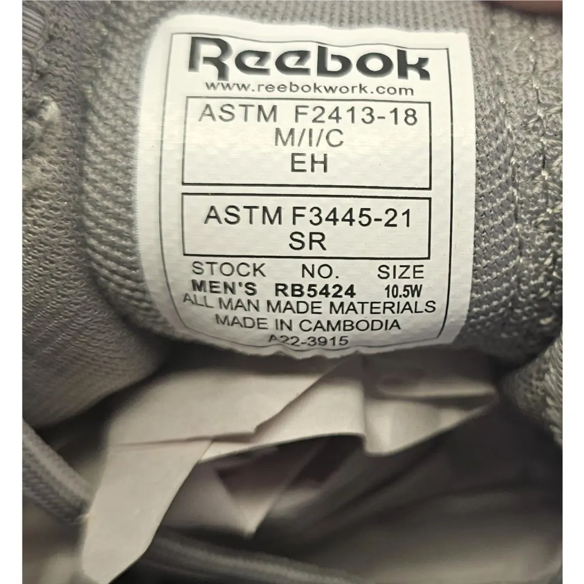 Reebok shoes - Reebok Classic - Classic - RB5424 - Lite Grey/White 10