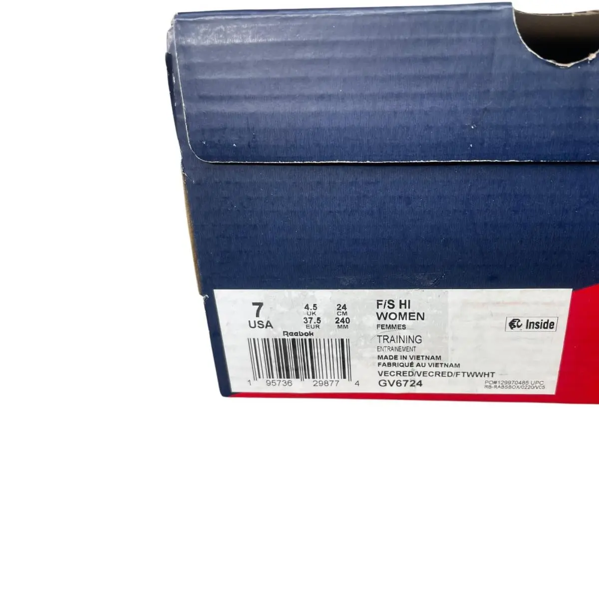 Reebok shoes - Reebok F/S Hi - GV6724-630 - Red (UPC: 195736298774) 11